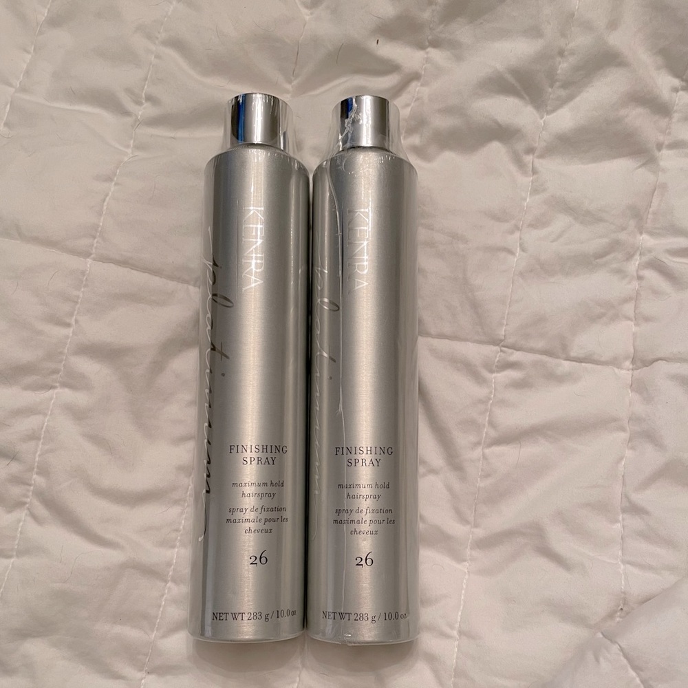 2 bottles - Kenra platinum finishing spray